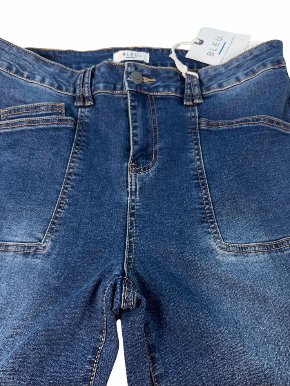 Bleu Women’s Skyrise Bootcut Trouser Jeans Blue Size 12 NWT - Picture 2 of 10